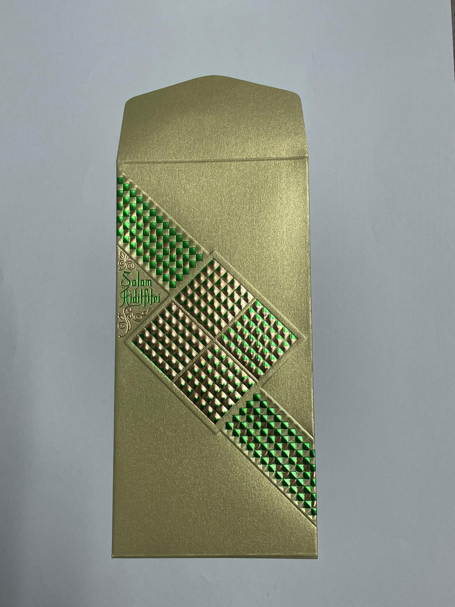 5pcs 3D Embossed Printing / Sampul Duit Raya Premium 2024 / Angpau Collection /Hari Raya Angpau / Hari Raya Angpau