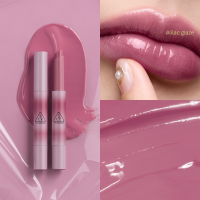 3CE Shine Reflector lipstick minty-cool moisturizing oil-infused refractive formula locks hydration all day for voluminous reflecting shine and plumpy smooth lips.