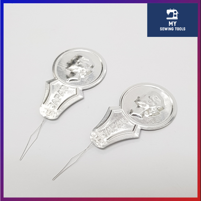 Bow Wire Needle Threader (2 pcs) 4.6cmx1.8cm | Pemasang Jarum/Alat Masuk Benang/Mata Nenek/Cucuk Jarum