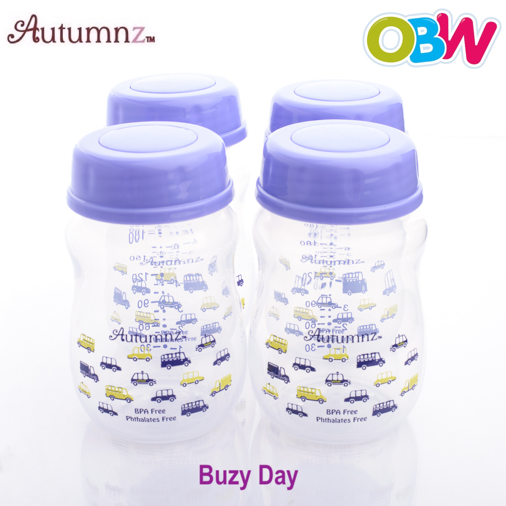Autumnz Wide Neck Breastmilk Storage Bottles 7oz (4 btls)