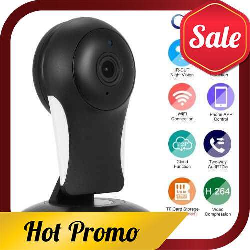 HD 960P IP Cloud Camera Surveillance Security Camera (Black)