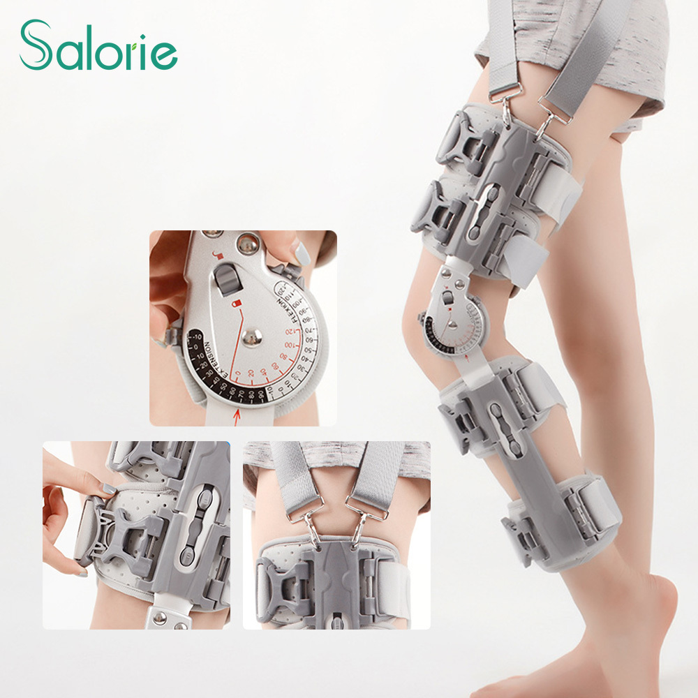 Salorie รั้งเข่ารั้ง ROM ปรับโพสต์ Op เข่าสนับสนุน orthosis immobilizer ป้องกันด้วยสายรัดไหล่กันลื่นสำหรับ ACL, PCL, MCL, วงเดือนฉีกขาดและข้ออักเสบ, กระดูกหักศัลยกรรมการกู้คืนสำหรับขาซ้ายและขาขวา, ผู้ชายและผู้หญิง ราคา 2,312 บาท*ส่งฟรี