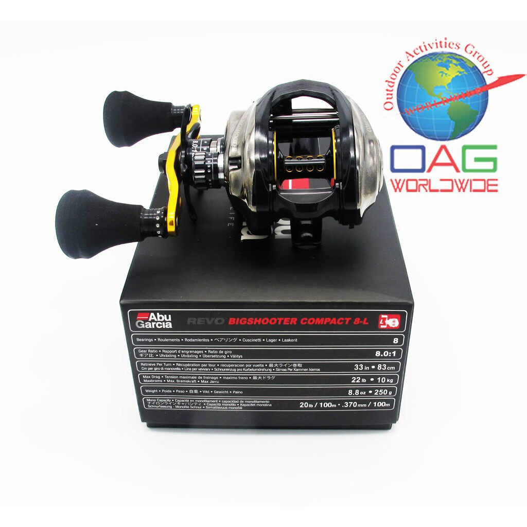 Abu Garcia Revo Bigshooter Compact 8-L Casting Reel Left Hand | pgmall