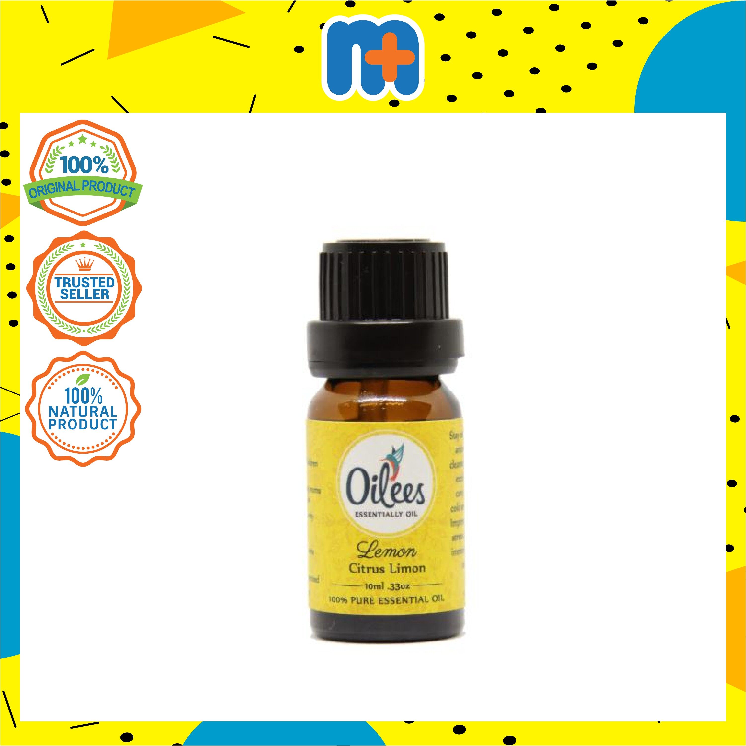 [MPLUS] Oilees Lemon 100% Pure Essential Oils 10Ml