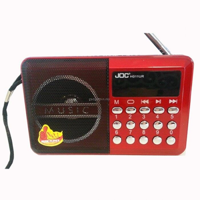 JOC Radio Speaker 30 Juzuk Al Quran Rechargeable USB & MicroSD Card Slot Radio Quran Zikir