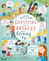 Usborne Lift the flap questions and answers about growing up
