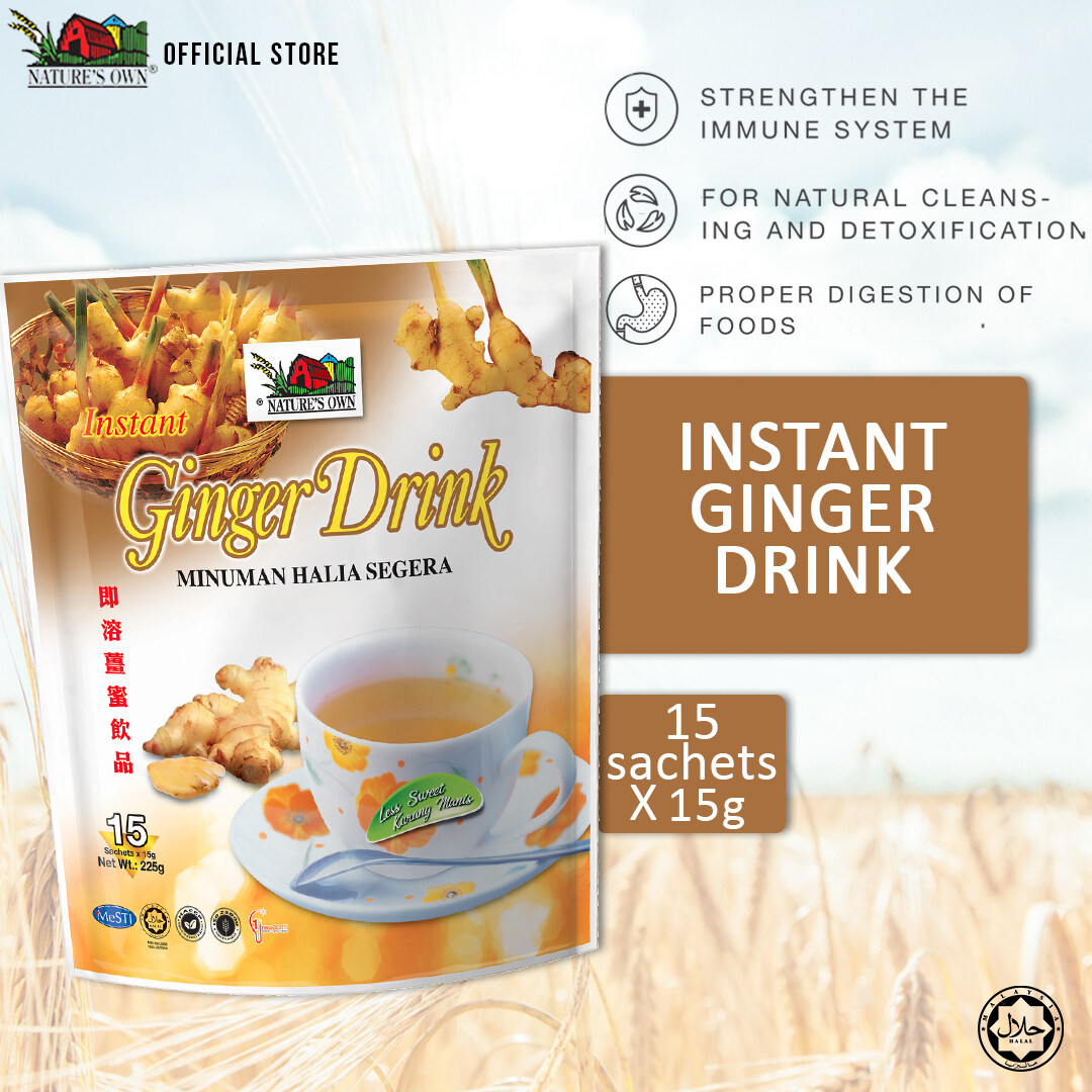 Nature’s Own® Instant Ginger Drink (1pack x 15 sachets x 20gm) New PGMall