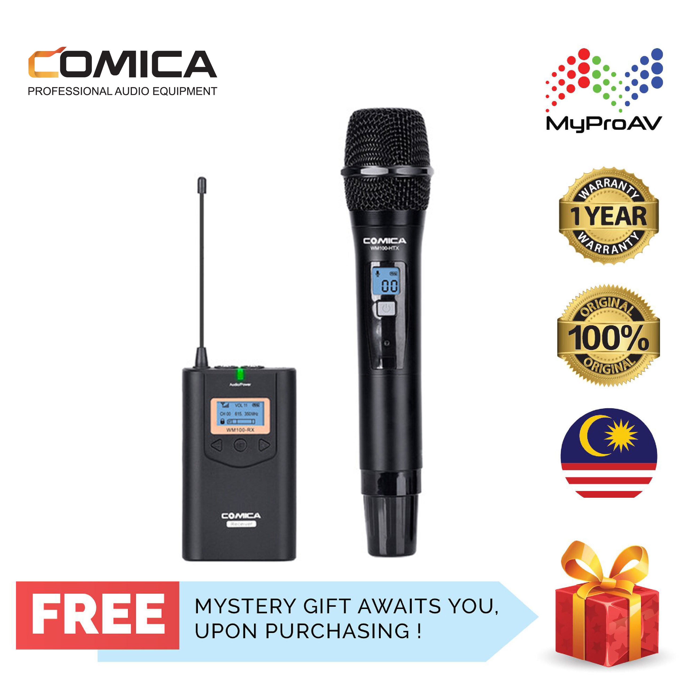 COMICA AUDIO TECH CVM-WM100H Wireless Handheld Microphone