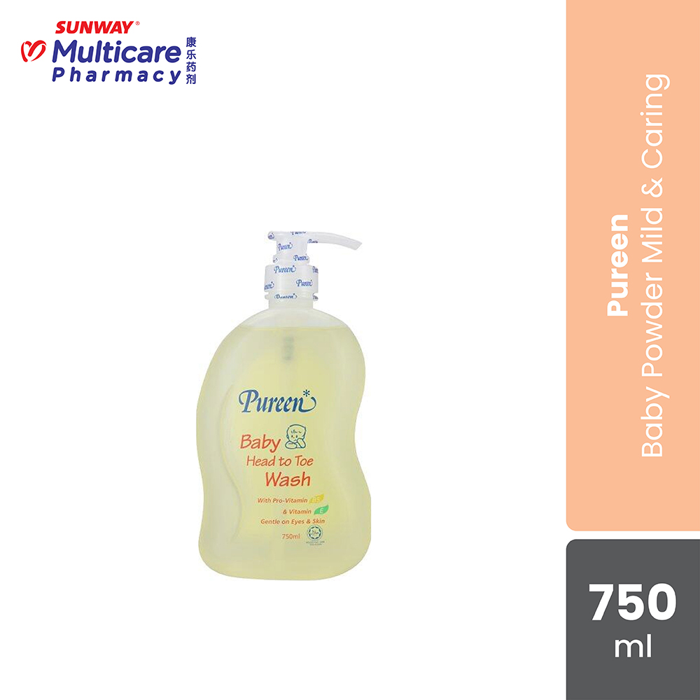 Pureen Baby Head To Toe Wash 750ml
