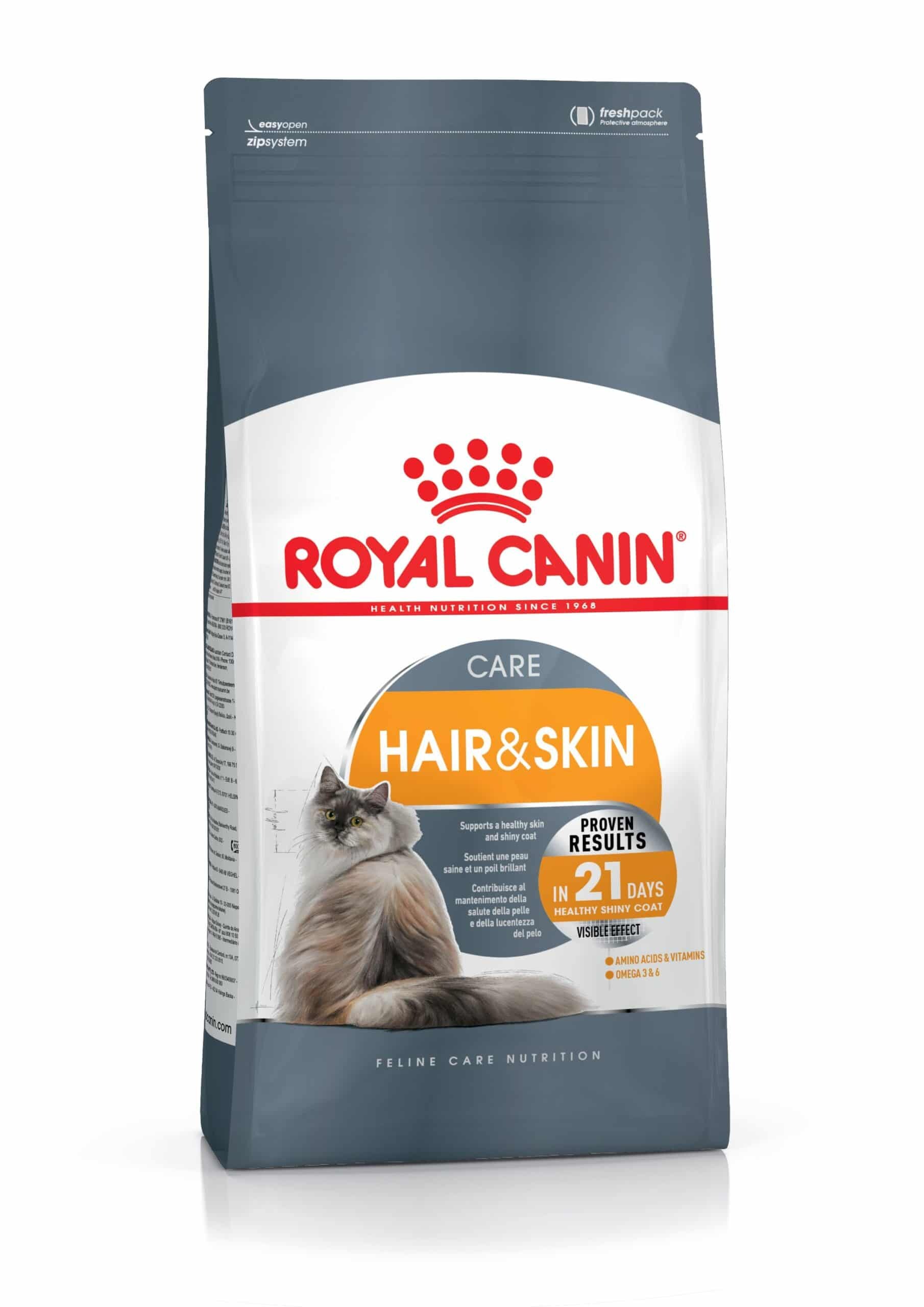 Royal Canin Hair &amp; Skin Dry Cat Food premium quality good best indoor kitten mother babycat fit urinary sensible makanan kucing sedap bagus murah hair and skin