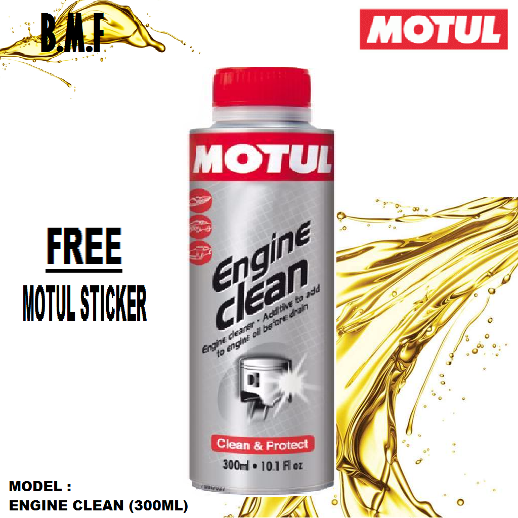 MOTUL ENGINE CLEAN 300ML ENGINE FLUSH effectively cleans deposits and