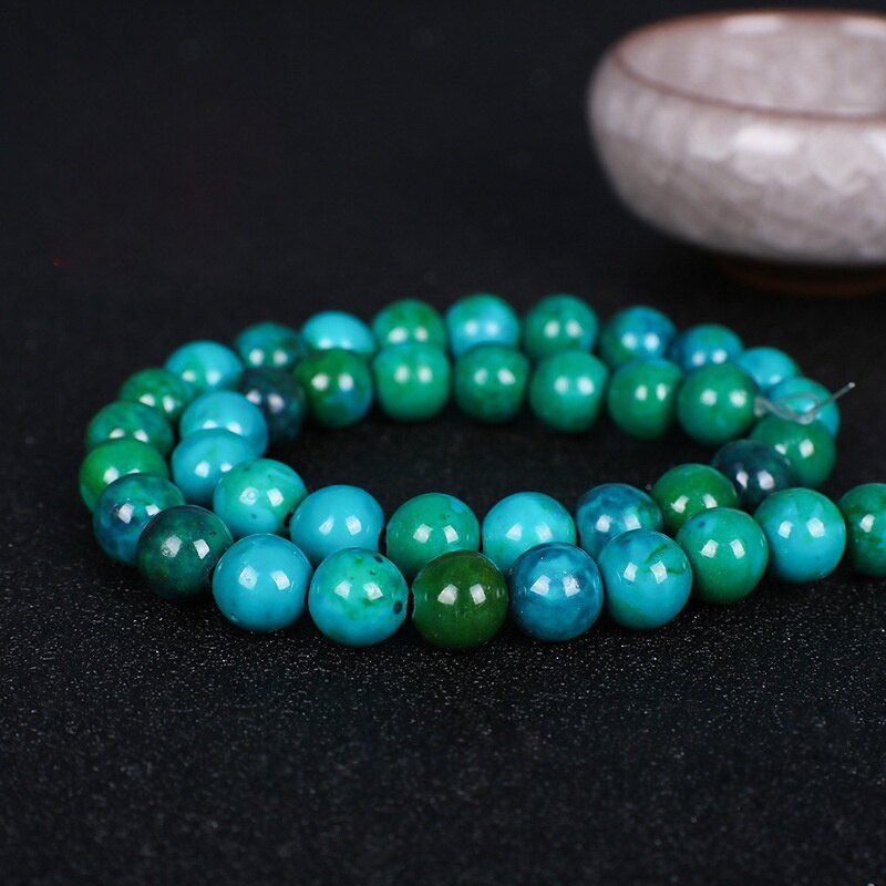 6~8mm round beads Phoenix stone loose beads Beaded semi-finished products birthday gift DIY jewelry