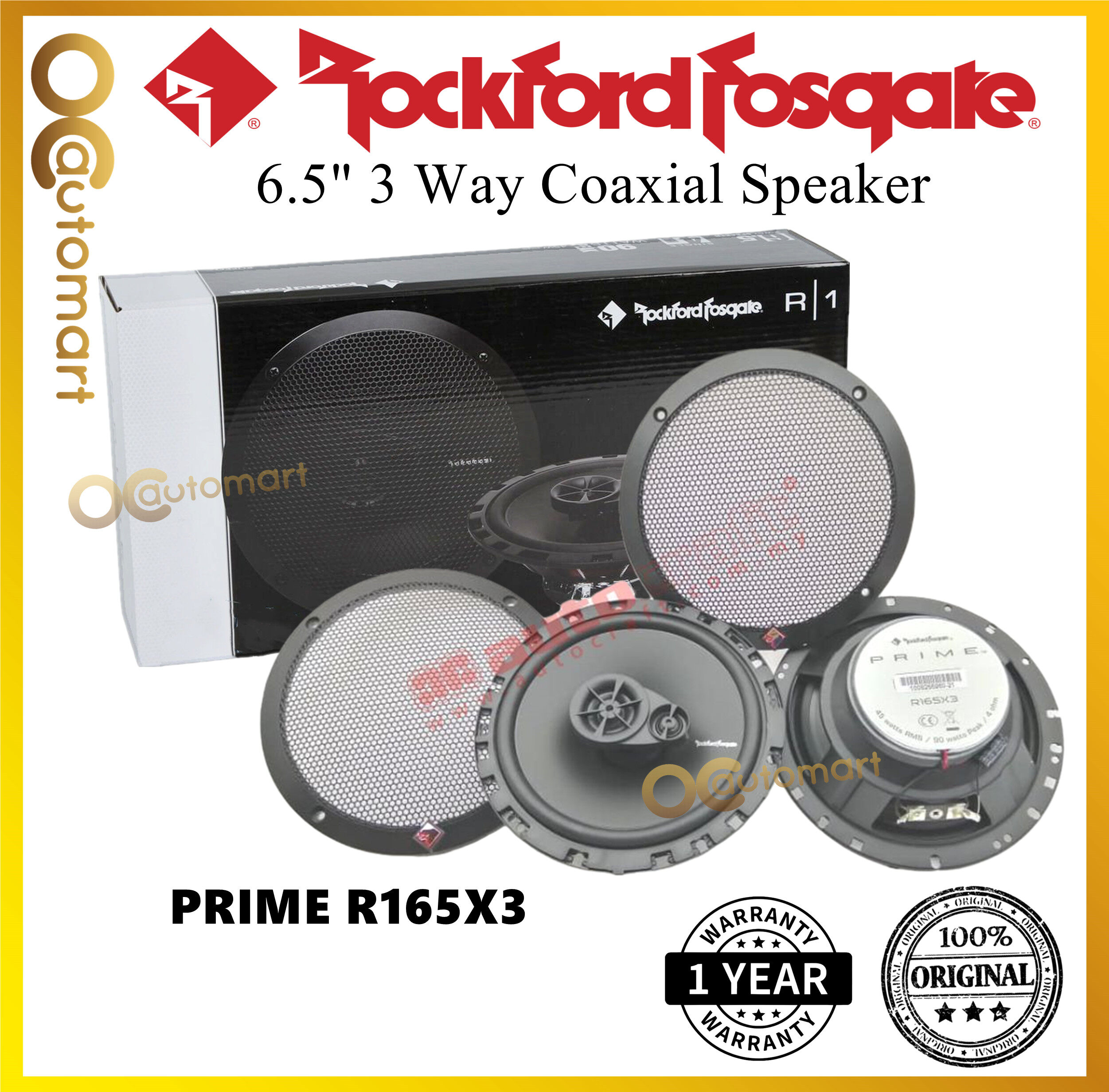 Car rockford store fosgate prime r165x3