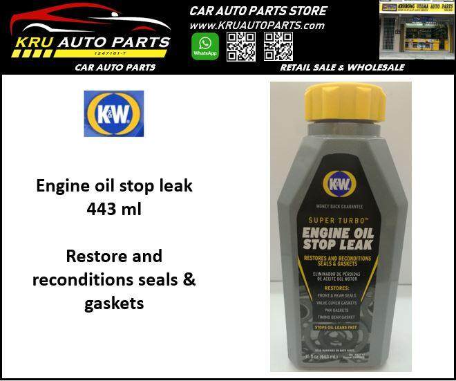 K&W SUPER TURBO™ ENGINE OIL STOP LEAK (444ml)