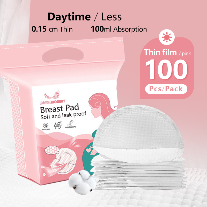 100pcs Breathable Nursing Breast Pad Anti-leak 180ml Absorption Disposable Maternity Pad UB100/WAI100