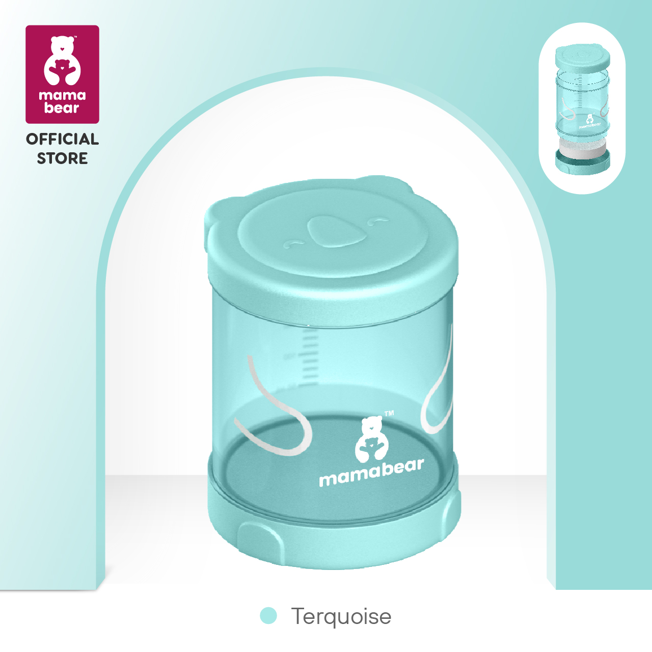Mamabear Baby Fruit Keep Fresh Container BPA FREE Built-in Ice Pack Biscuits Snake Container
