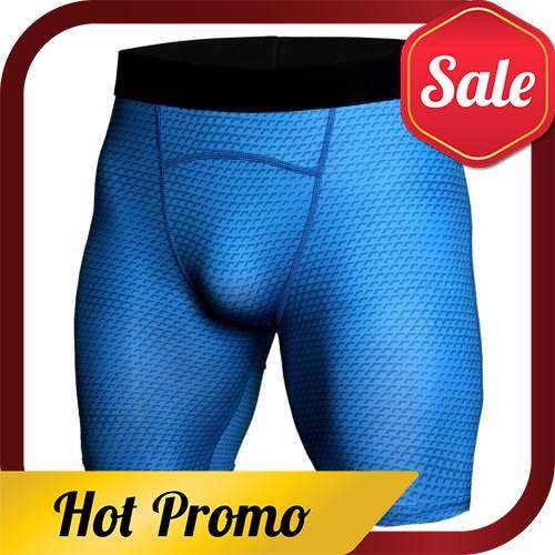 Quick Drying Elastic Gym Sports Underwear (blue)