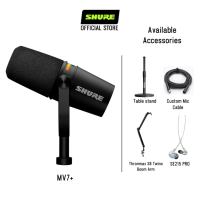 Shure MV7+ Podcast Microphone With USB C MV7X XLR Dynamic Broadcast Microphone Mikrofon Podcast