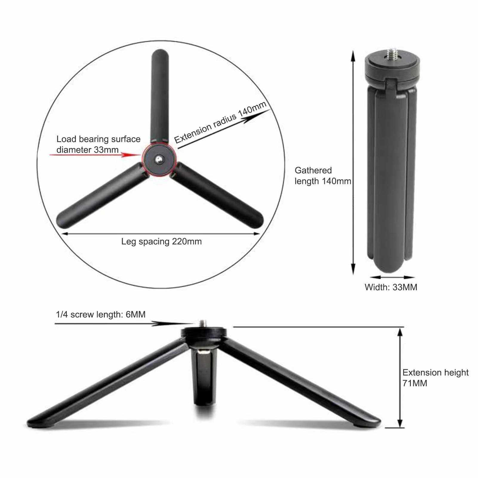 Stand Set Smart Speaker with Screen Replacement for Echo Show 5, Flexible Tripod Adjustable Stand Holder - Replacement for Echo Show 5 Stand with Magnetic 360 Degree Rotatable Spherical Tripod for Kitchen, Bedroom, Office (Standard)