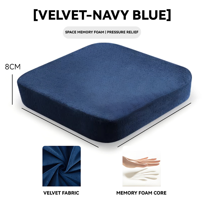 【 MiGuMiGu 】 waist protection memory cotton pad office chair pad summer pad student pad bench table chair pad long seat cushion modern style [24 hour delivery]