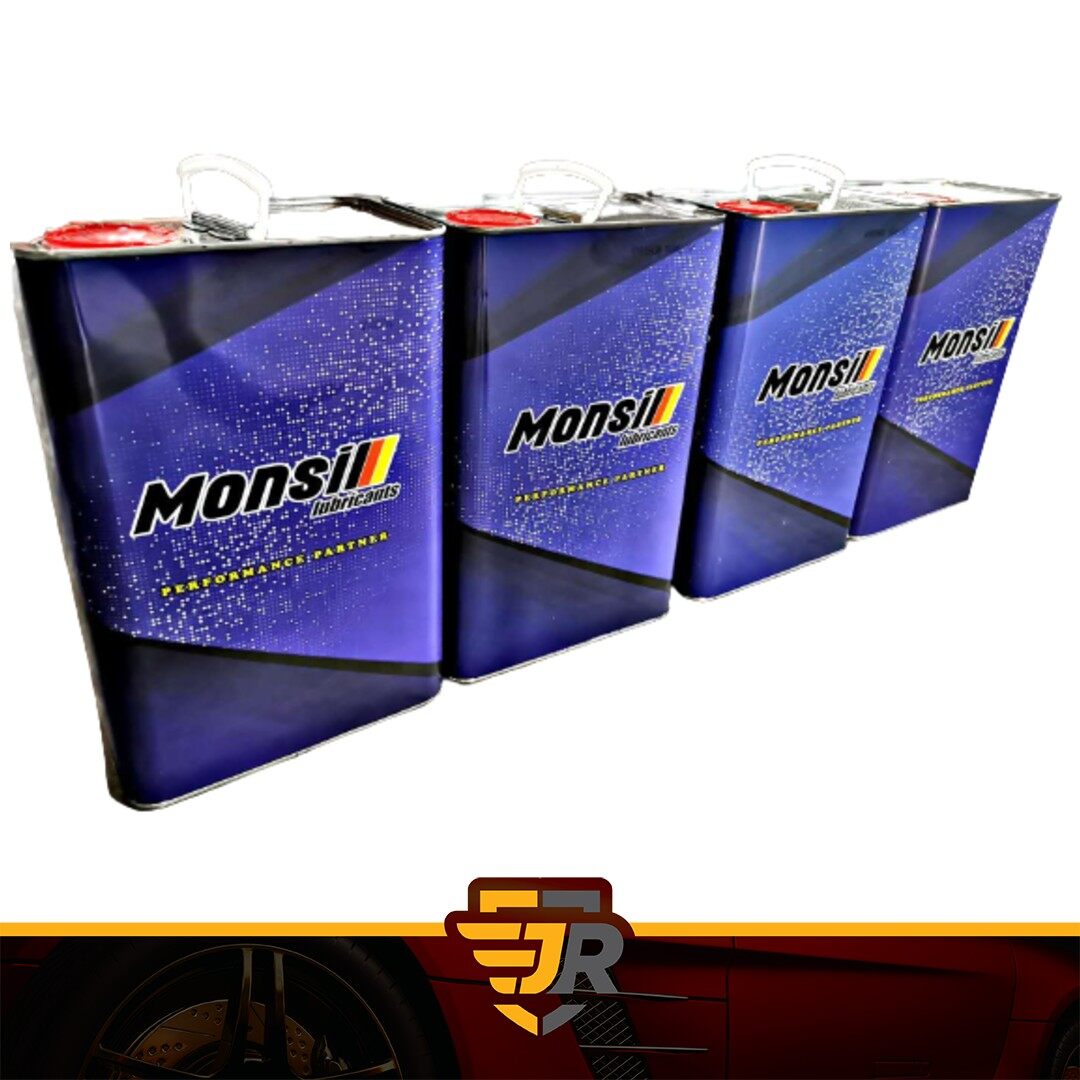 Monsil Semi Synthetic Fully Synthetic Engine Oil Car 10w40 5w30 Minyak ...