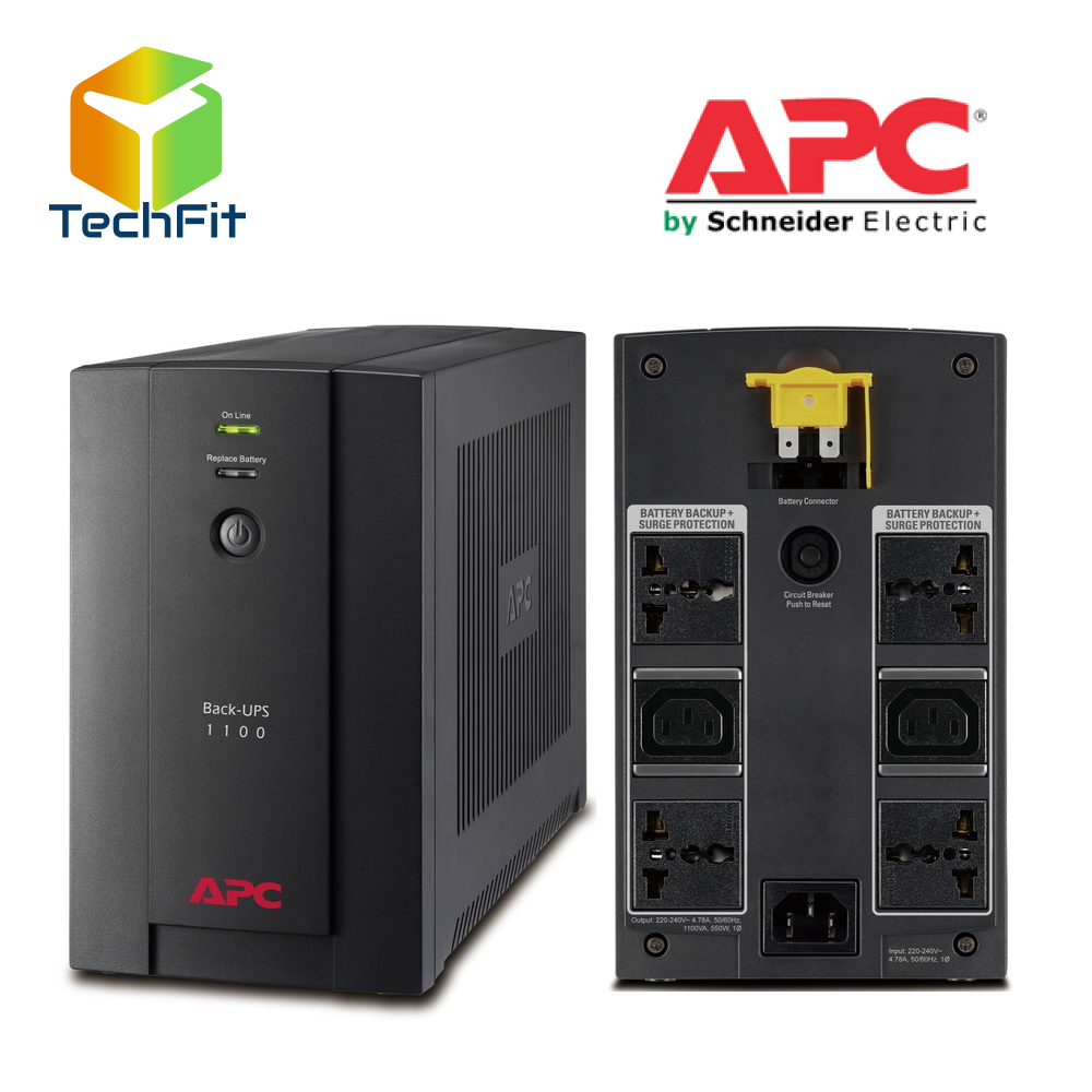 APC Back UPS 1100VA 230V AVR And IEC Sockets