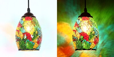 Moroccan Turkish Retro Vintage Pendant Lights Mediterranean Style Decoration Mosaic Hanging Lamp