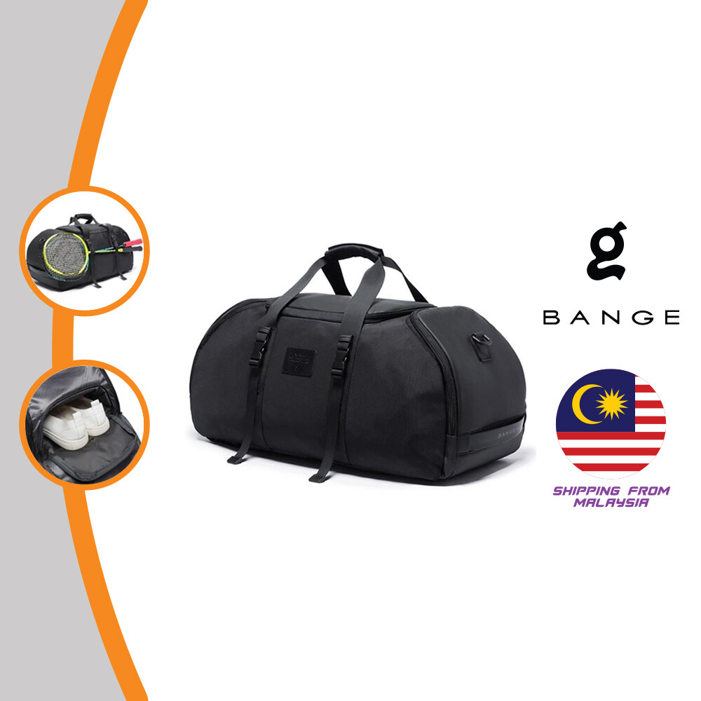 Bange Sport Travel Bag Multi Compartment Big Capacity Outdoor Shoes Dry Wet Separation Multiple 3in1 Hand Carry Backpack