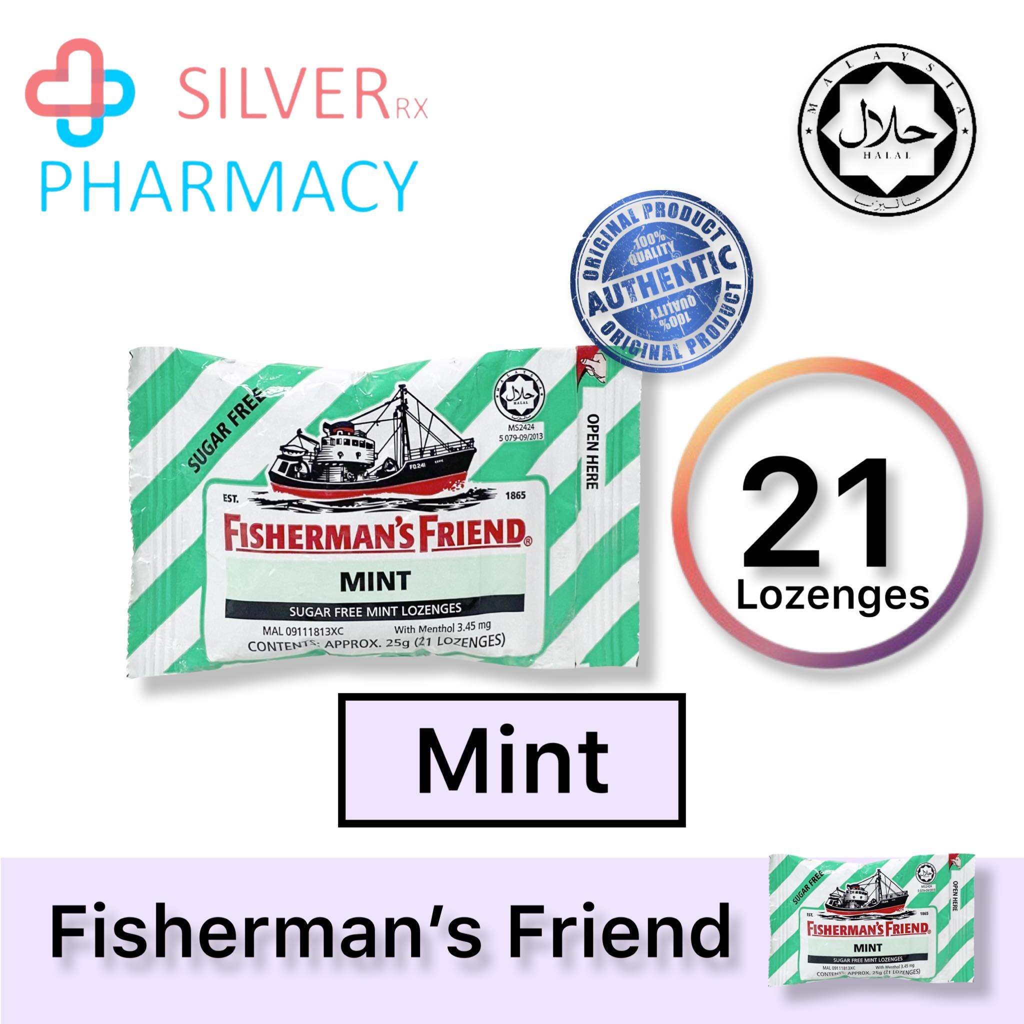 [Exp 09/2025] Fisherman\'s Friend Lozenges 21\'s [Original/ Citrus / Mint /Original Sugar Free/ Lemon]