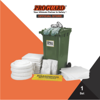 Proguard 240 Litre Dispenser Spill Kit Cart - Oil Only