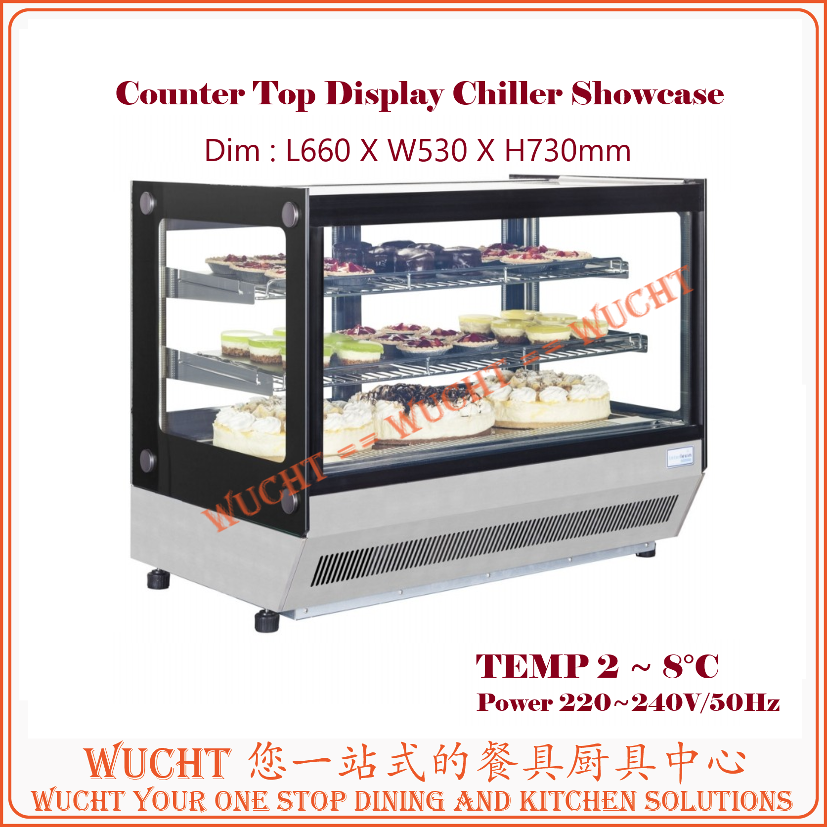 New Collection Peti Sejuk 【WUCHT】COUNTER TOP DISPLAY CHILLER - TABLE TOP DISPLAY CAKE SHOWCASE - CAKE CHILLER 4 FEET 2020 New Collection Peti Sejuk 【WUCHT】COUNTER TOP DISPLAY CHILLER - TABLE TOP DISPLAY CAKE SHOWCASE - CAKE CHILLER 4 FEET 2020