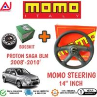 PROTON SAGA BLM (2008-2010) 14 MOMO STEERING PVC HIGH QUALITY + BOSSKIT SET