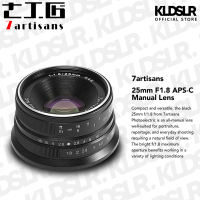 7artisans 25mm F1.8 Manual Lens for Sony E Mount / Fujifilm FX / Canon EOS M / Panasonic & Olympus Micro 4/3