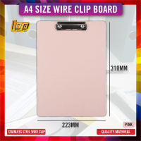 DINGLI A4 Size Wire Clip Board / PP Foam Wire Clip Board 223mm X 310mm