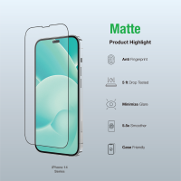 AMAZINGTHING Radix Tempered Glass for iPhone 14/14 Pro (6.1)/ 14 Plus/14 Pro Max (6.7) - Matte/ Clear/ Privacy
