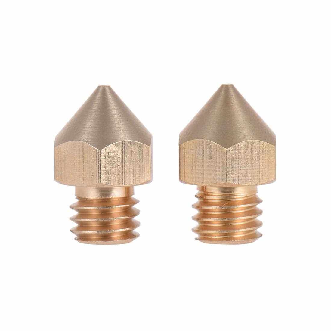 2pcs Brass Nozzle Extruder 3D Printer Head 0.4mm Output for 1.75mm