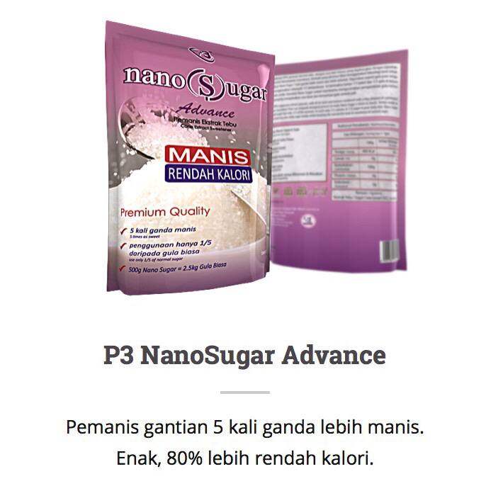 P3 Nano Sugar - Pemanis Dari Ekstrak Tebu Hitam