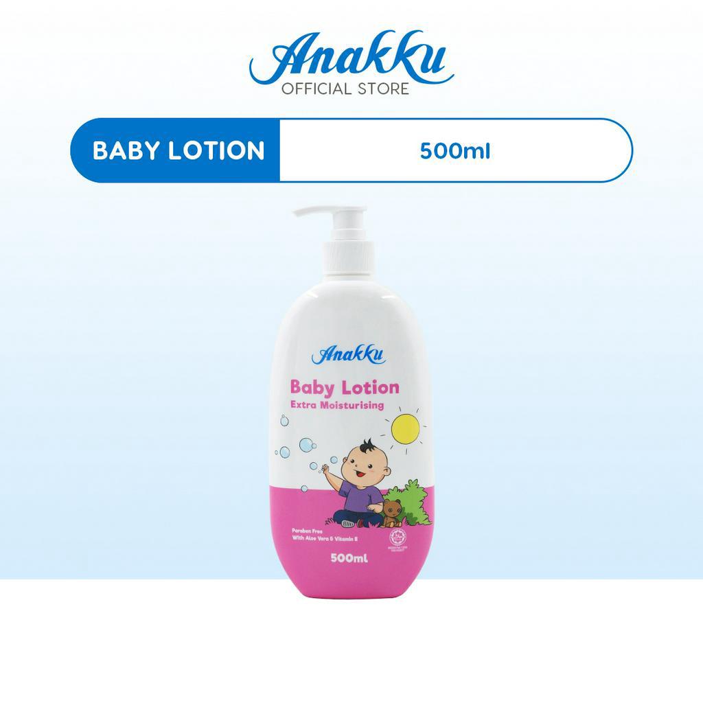Anakku Extra Mild & Extra Moisturizing Baby Lotion 500ml (Exp 2028)