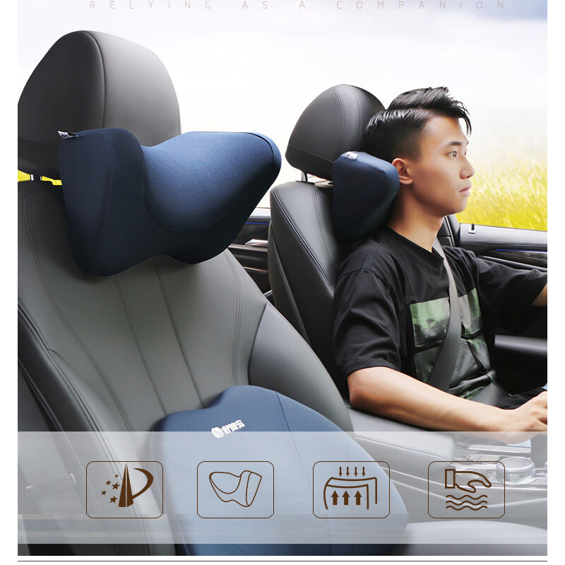 Gối Tựa Đầu Xe Hơi Gối Tựa Lưng Gối Tựa Lưng Gối Tựa Cổ Xe Hơi Đệm Cao Su Non Để Ngủ