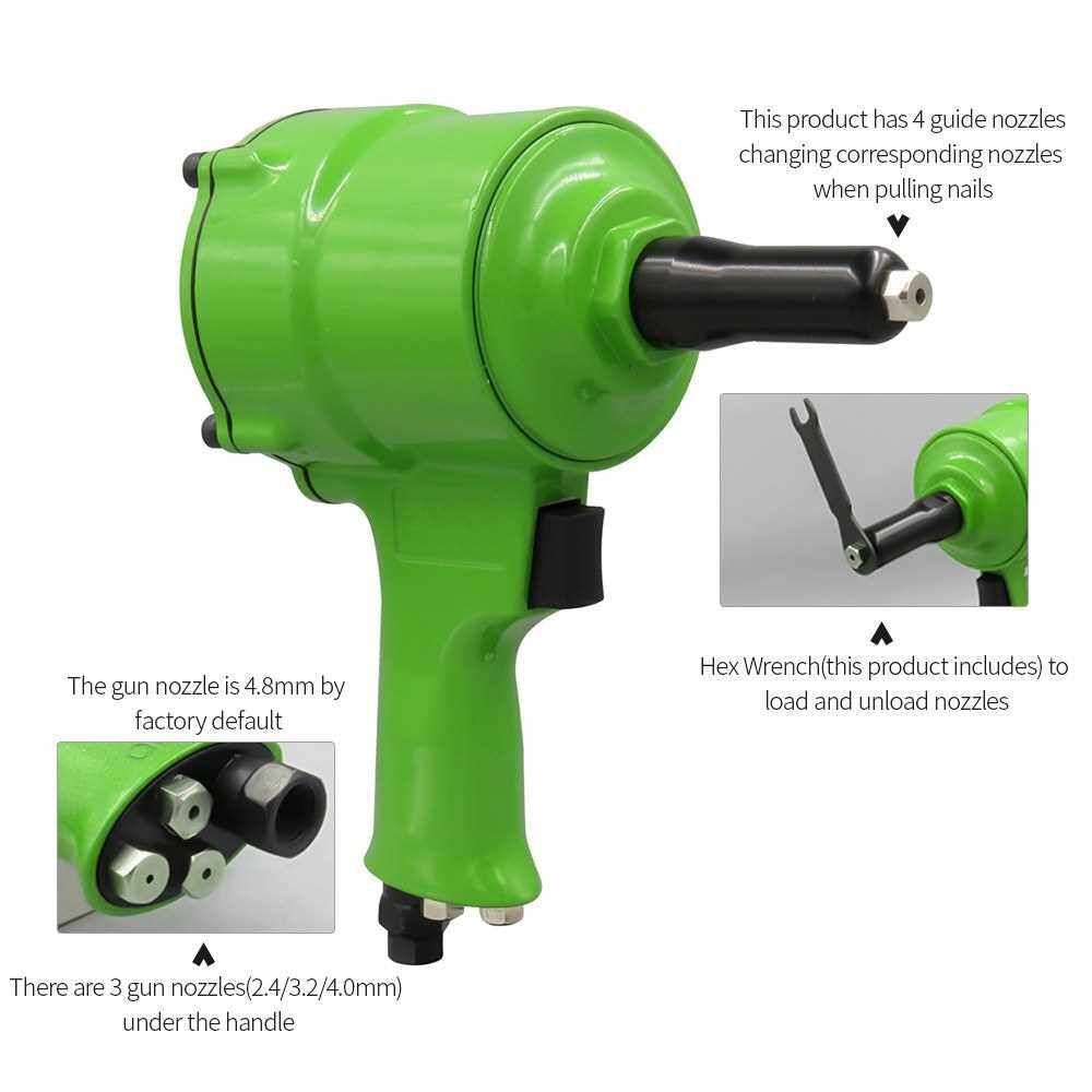 Best Selling Pro Air Riveter Pneumatic Pistol Type Pop Rivet Gun Air