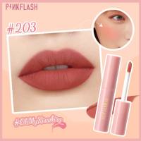 Pinks Pinkflash #OhMyKissAiry Kiss Air Matte Liquid Lipstick Long-lasting Waterproof Lip & Cheek Tint Double Use