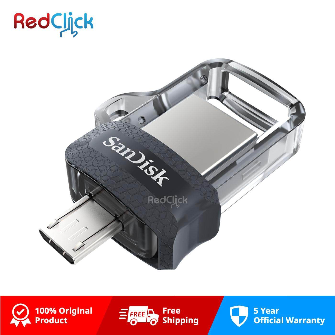 Sandisk Original 16GB/ 32GB/ 64GB/ 128GB/ 256GB Ultra Dual Drive USB 3.0 Micro OTG Flash Drive
