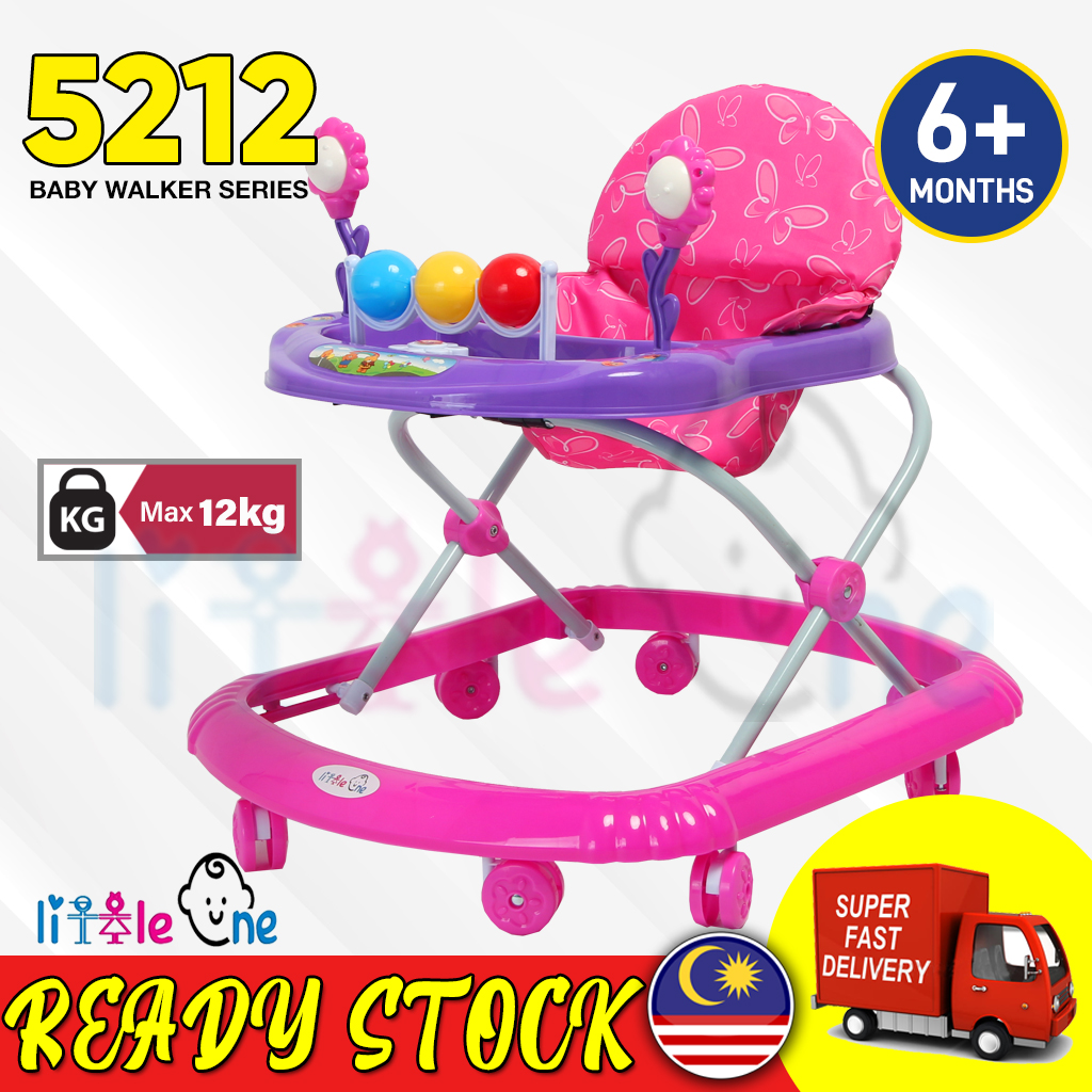 Baby Walker Little One Baby Walker 5212 with Play Toys And Music