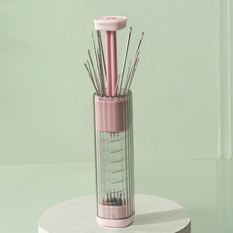 Push-Type Needle Box With Magnetic (FREE NEEDLE) | Hand Sewing Needle Thread Kotak Jarum Jahit 裁缝针收纳器