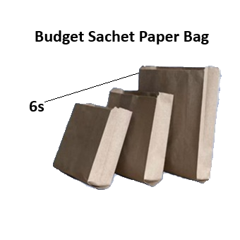 Beg Kertas (100pcs) Budget Kraft Brown Paper Bag Sachet/ Food Wrapprer Paper Bag/ Paper Bag / beg kertas 4s/5s/ 6s