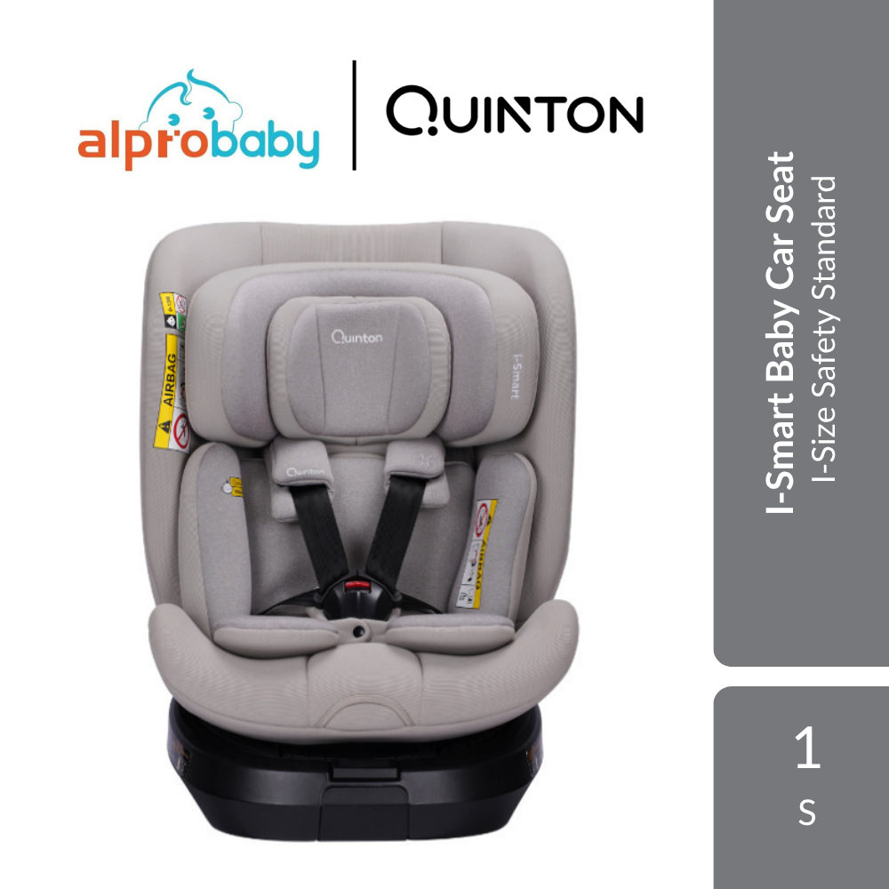 [Alpro Baby] Quinton I-Smart Baby Car Seat 1s | I-Size Safety Standard For Secure & Comfortable Travel