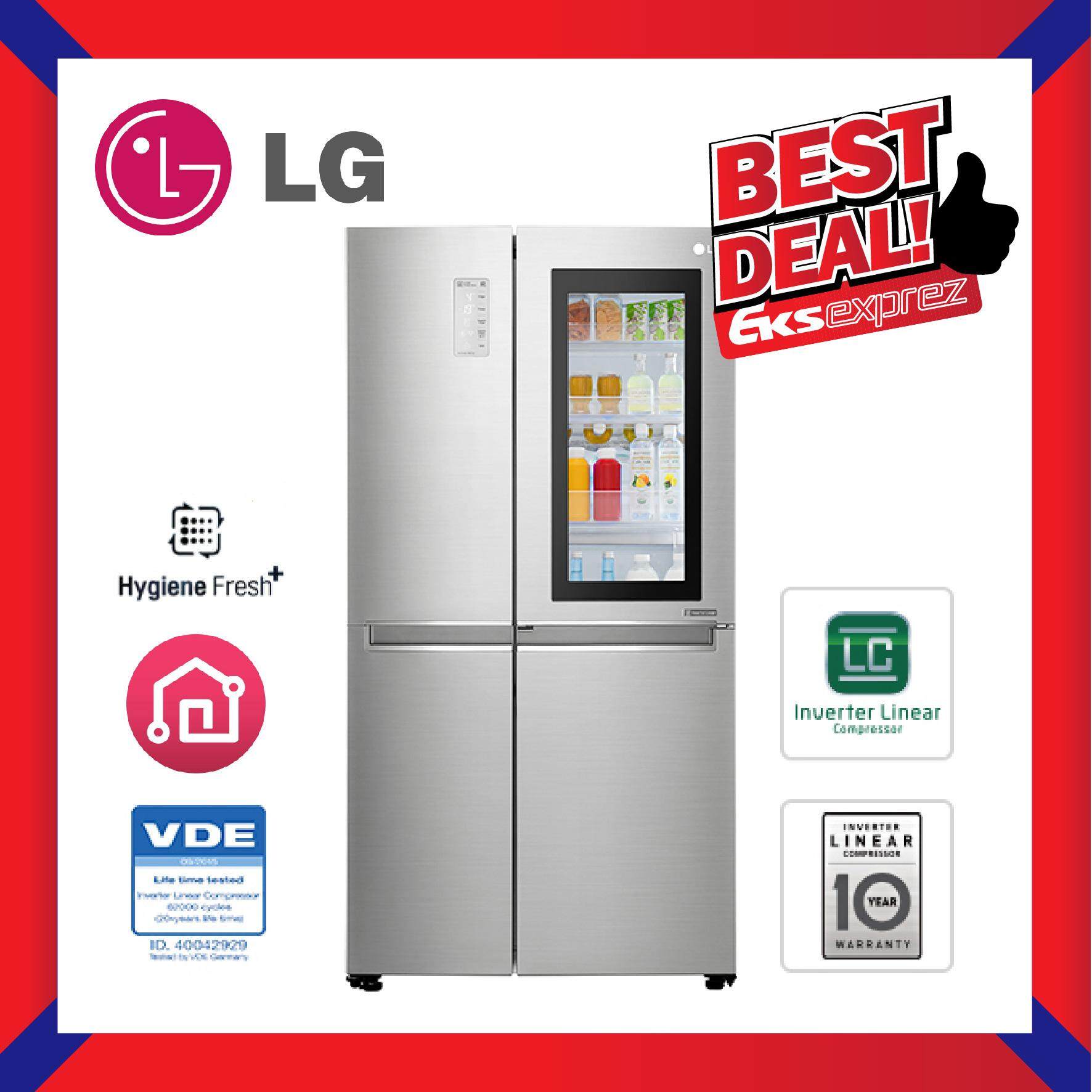 Price List Peti Ais LG GC-Q247CSBV 687L Noble Steel Side-by-Side Refrigerators with Inverter Linear Compressor & InstaView Door-in-Door® This Month Price List Peti Ais LG GC-Q247CSBV 687L Noble Steel Side-by-Side Refrigerators with Inverter Linear Compressor & InstaView Door-in-Door® This Month