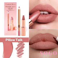 Charlotte Tilbury Mini Pillow Talk Lipstick & Liner Set (Lipstick 1.5g& Liner 0.8g)