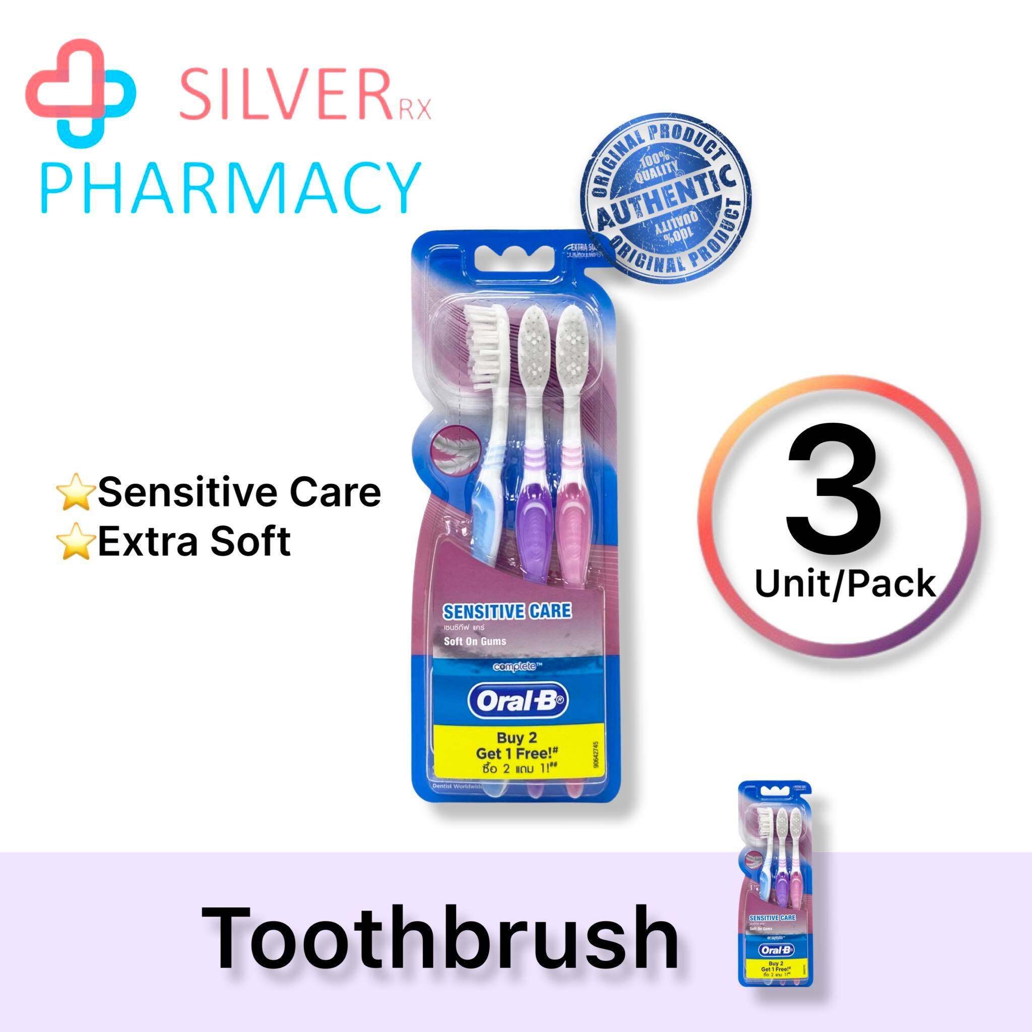 Oral-B Sensitive Care Extra Soft Toothbrush/ Oral-B Easy Clean Soft Toothbrush [3 Units/Pack]
