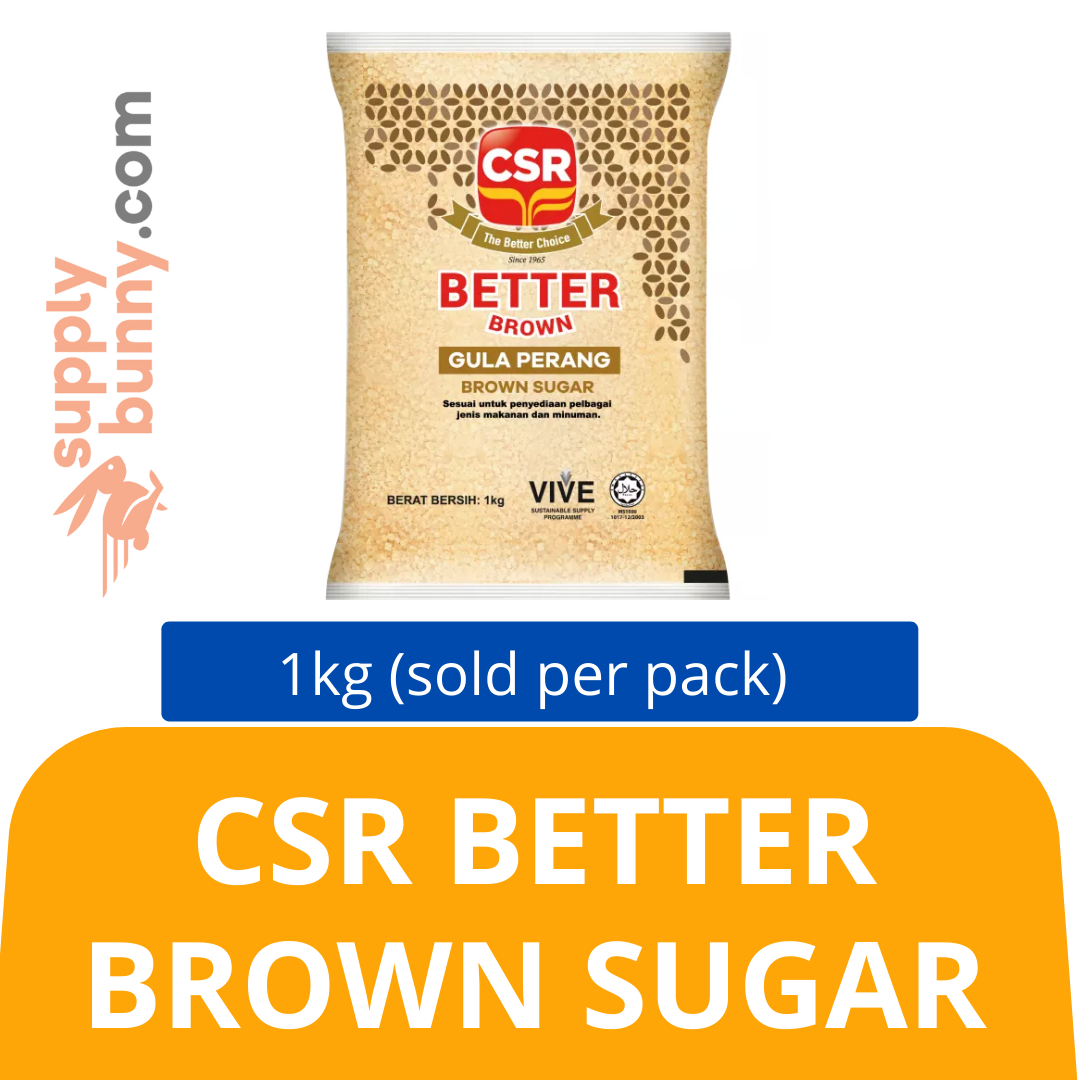CSR Better Brown Sugar 1kg (sold per pack) 低GI 黄糖 PJ Grocer Gula Rendah Glesemik
